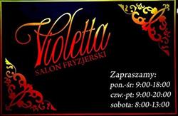 Salon Fryzjerski Violetta, Sosnowiec godziny otwarcia