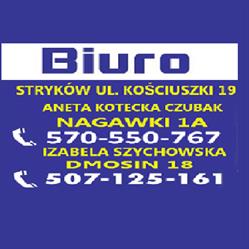 BIURO RACHUNKOWO-KSIĘGOWE, Dmosin godziny otwarcia