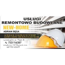 NEW HOME USŁUGI REMONTOWO BUDOWLANE ADRIAN SĘGA, Lubaczów godziny otwarcia