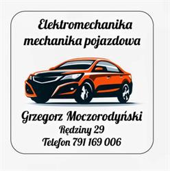 Elektromechanika-mechanika Pojazdowa Grzegorz Moczorodyński, Rędziny godziny otwarcia