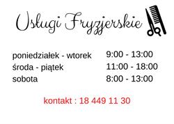 Usługi Fryzjerskie Lidia Michalik, Nowy Sącz godziny otwarcia