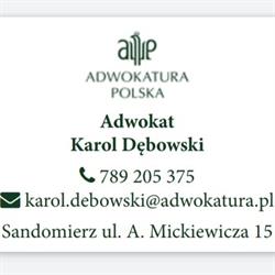 Adwokat Sandomierz Karol Dębowski, godziny otwarcia
