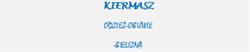 Kiermasz Lidzbark Odzież-Obuwie-Bielizna, godziny otwarcia