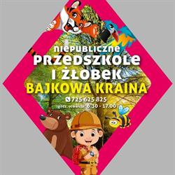 Niepubliczny Żłobek Bajkowa Kraina, Toruń godziny otwarcia