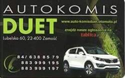 Auto Komis Duet, Zamość godziny otwarcia