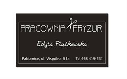 Pracownia fryzur Edyta Piątkowska, Pabianice godziny otwarcia
