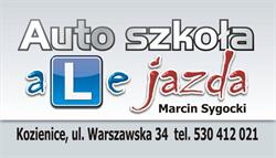 aLe jazda Szkoła kierowców, Kozienice godziny otwarcia