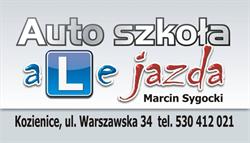 aLe jazda Szkoła kierowców, Kozienice godziny otwarcia
