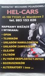 PUH Warsztat Mechaniki Pojazdowej Hel-Cars, Tychy godziny otwarcia
