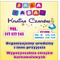 Kraina Czarów, Garwolin godziny otwarcia