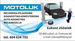 Motoluk Łukasz Jóźwiak, Lubań godziny otwarcia