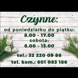 Kwiaciarnia Justyna, Siemianowice Śląskie godziny otwarcia