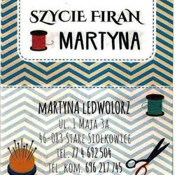 Szycie Firan Martyna Ledwolorz, Stare Siołkowice godziny otwarcia