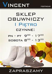 Sklep obuwniczy "VINCENT", Zebrzydowice godziny otwarcia