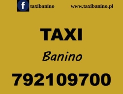 Taxi Banino, Pępowo godziny otwarcia