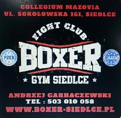 Fight Club BOXER Siedlce, godziny otwarcia