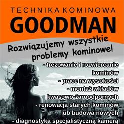 Naprawa frezowanie kominów Goodman wkłady kominowe, Morąg godziny otwarcia