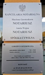 Kancelaria Notarialna Marlena Gerstenkorn & Aneta Wojna Notariusze s.c, Ząbki godziny otwarcia