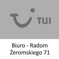Tui - Biuro Radom Żeromskiego 71, godziny otwarcia