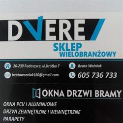 Sklep Wielobranżowy Dvere, Radoszyce godziny otwarcia