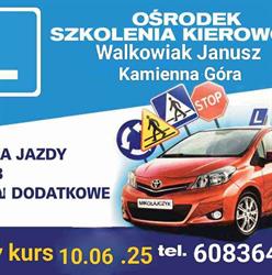 Nauka Jazdy Janusz Walkowiak, Kamienna Góra godziny otwarcia