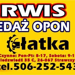 Serwis Łatka- wulkanizacja, sprzedaż opon nowych i używanych., Niedźwiedź godziny otwarcia