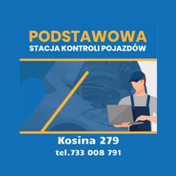 Podstawowa Podstawowa Stacja Kontroli Pojazdów w Kosinie - przegląd badanie techniczne, Kosina godziny otwarcia