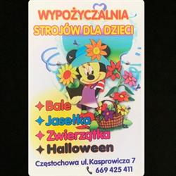 Wypożyczalnia strojów dla dzieci''MARIA'', Częstochowa godziny otwarcia