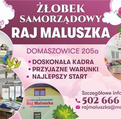 Żłobek Samorządowy Raj Maluszka, Kielce godziny otwarcia