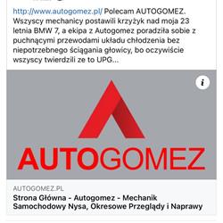 Autogomez, Nysa godziny otwarcia