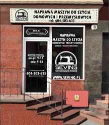 Seving naprawa maszyn do szycia domowych i przemysłowych Będzin, godziny otwarcia