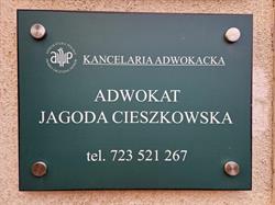 Kancelaria Adwokacka Adwokat Jagoda Cieszkowska Chełmno, godziny otwarcia