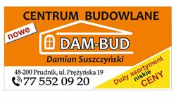 Centrum Budowlane DAM-BUD Damian Suszczyński Materiały budowlane, Prudnik godziny otwarcia