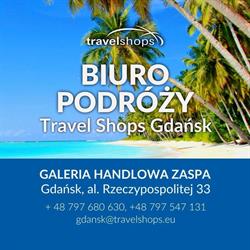 Travel Shops Gdańsk, godziny otwarcia