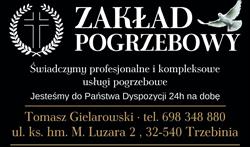 Zakład Pogrzebowy Tomasz Gielarowski, Trzebinia godziny otwarcia