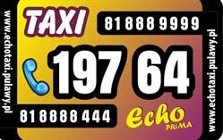 Echo PRiMA Taxi, Puławy godziny otwarcia