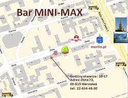 Bar MINI- MAX, Warszawa godziny otwarcia