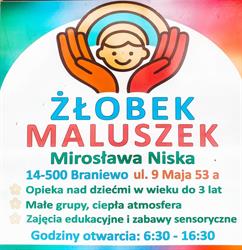 Żłobek Maluszek - Braniewo, godziny otwarcia