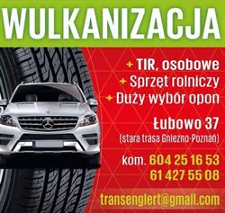 Tranz - Wulkanizacja, Łubowo godziny otwarcia