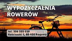 Wypożyczalnia rowerów Rogowo, godziny otwarcia