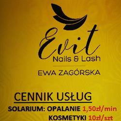 Solarium Evit Nails&Lash, Katowice godziny otwarcia