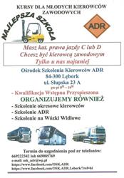 Ośrodek Szkolenia Kierowców ADR, Lębork godziny otwarcia