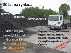 Skład Węgla Benedykt Zuziak, Gorzyce godziny otwarcia