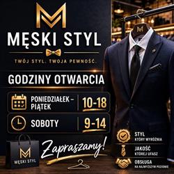 Męski Styl, Zgierz godziny otwarcia