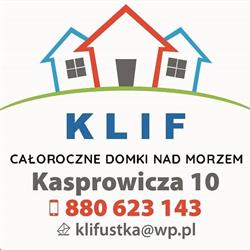 Domki Całoroczne KLIF Ustka, Przewłoka godziny otwarcia