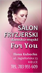 Salon Fryzjerski FOR YOU, Kielce godziny otwarcia
