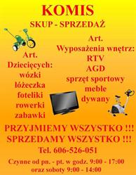 Komis Wielobranżowy, Włoszczowa godziny otwarcia