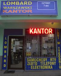 Lombard Warszawski - Kantor, Kutno godziny otwarcia