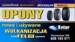 Inter-Auto Serwis Wulkanizacja, Opony nowe,używane,felgi stalowe nowa,używana, Hryniewicze godziny otwarcia