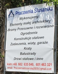 Warsztat , Pracownia , Slusarz, Jeziorski, Zabierzów godziny otwarcia